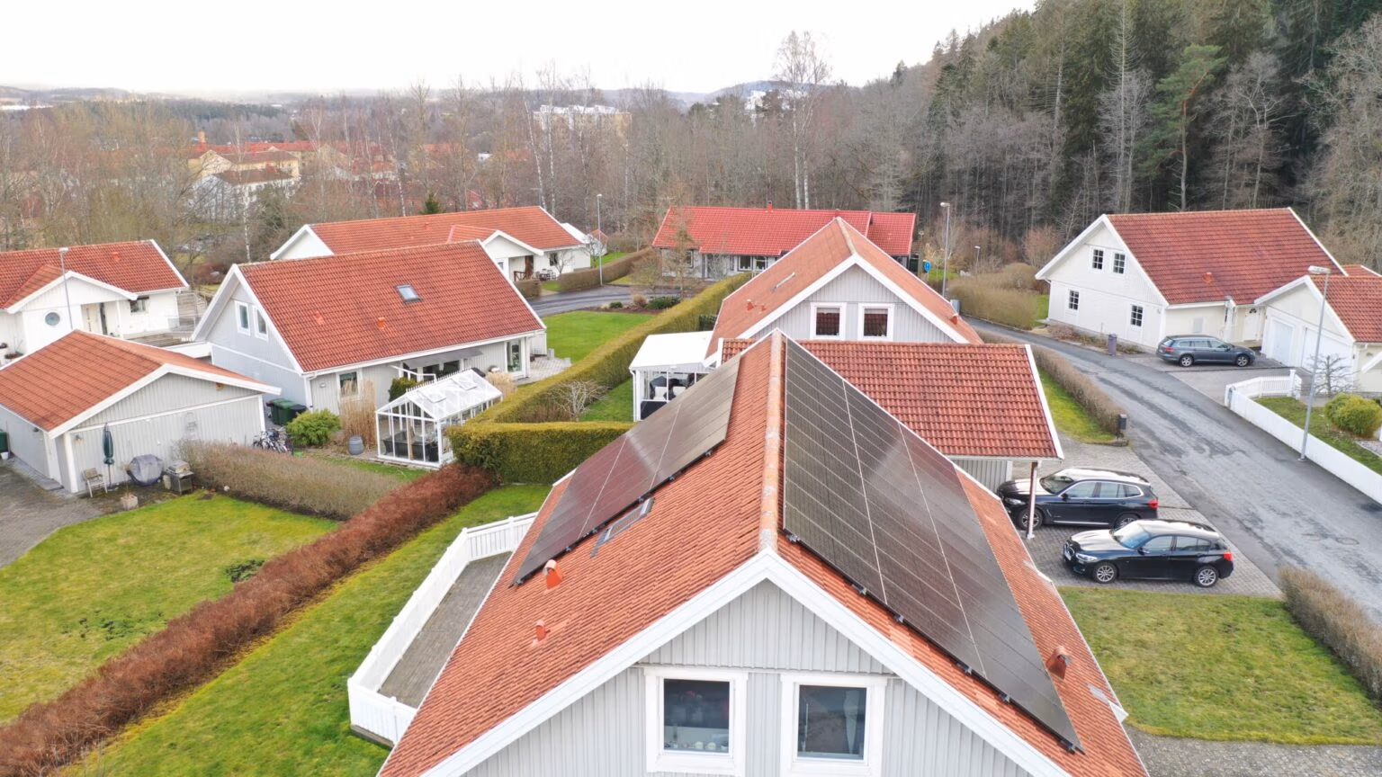 Solcellsanläggning på villatak Jönköping