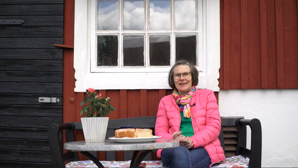 Lantbruk i Hultsjö producerar 12 700 kWh/år 4 Anita under fikapaus i Hultsjö
