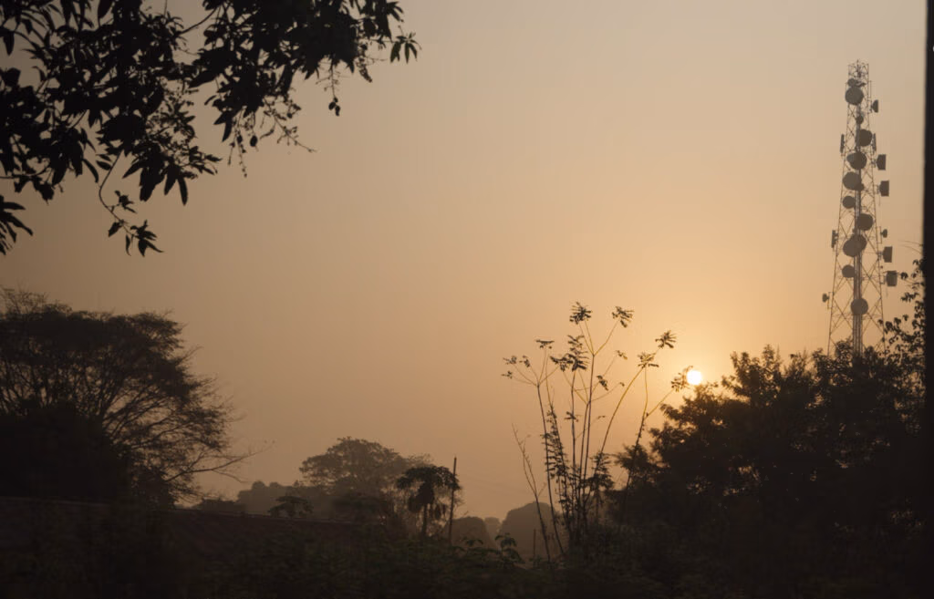 Barnsjukhus i Sierra Leone 5 Solnedgång i Sierra Leone